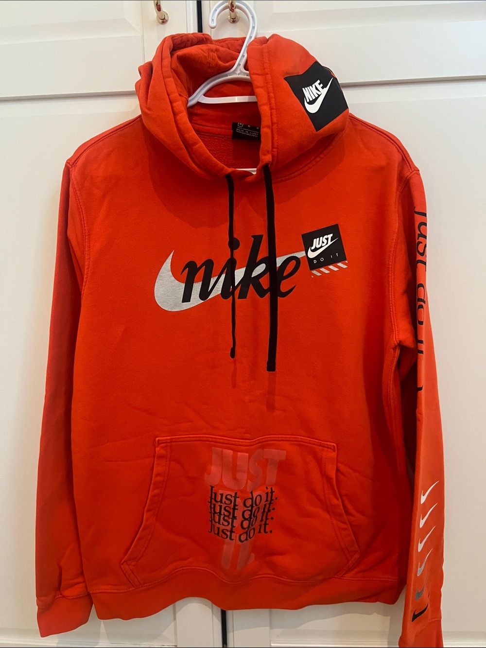 Nike orange Pullover Hoodie - Men